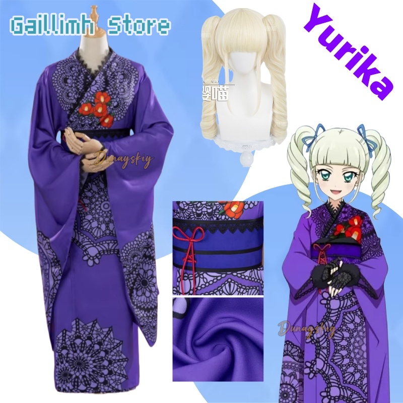 Free Cosplay Prop Patterns - Айкацу! Юрика Туду Юката кимоно косплей