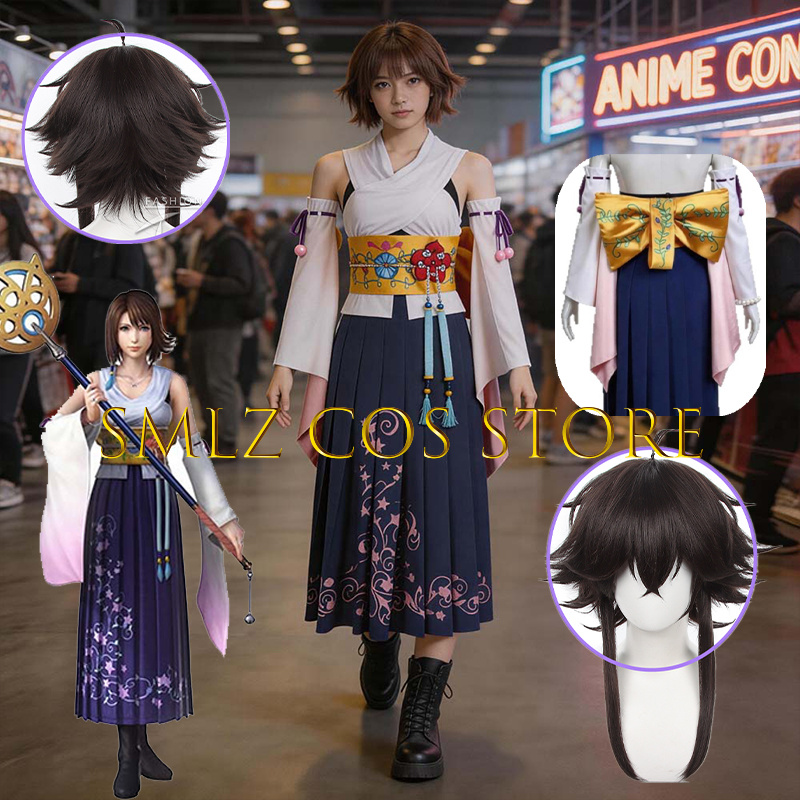 Prop Para Cosplay - Костюм для косплея Yuna из FF10