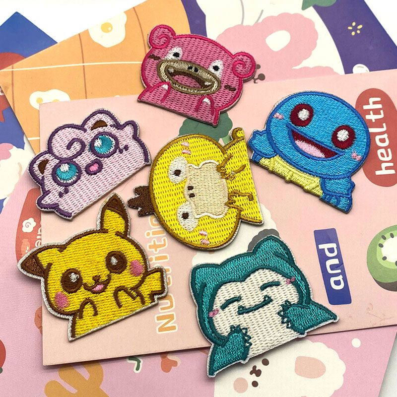 Free Cosplay Prop Patterns - Набор самоклеящихся вышитых нашивок Pokémon с
