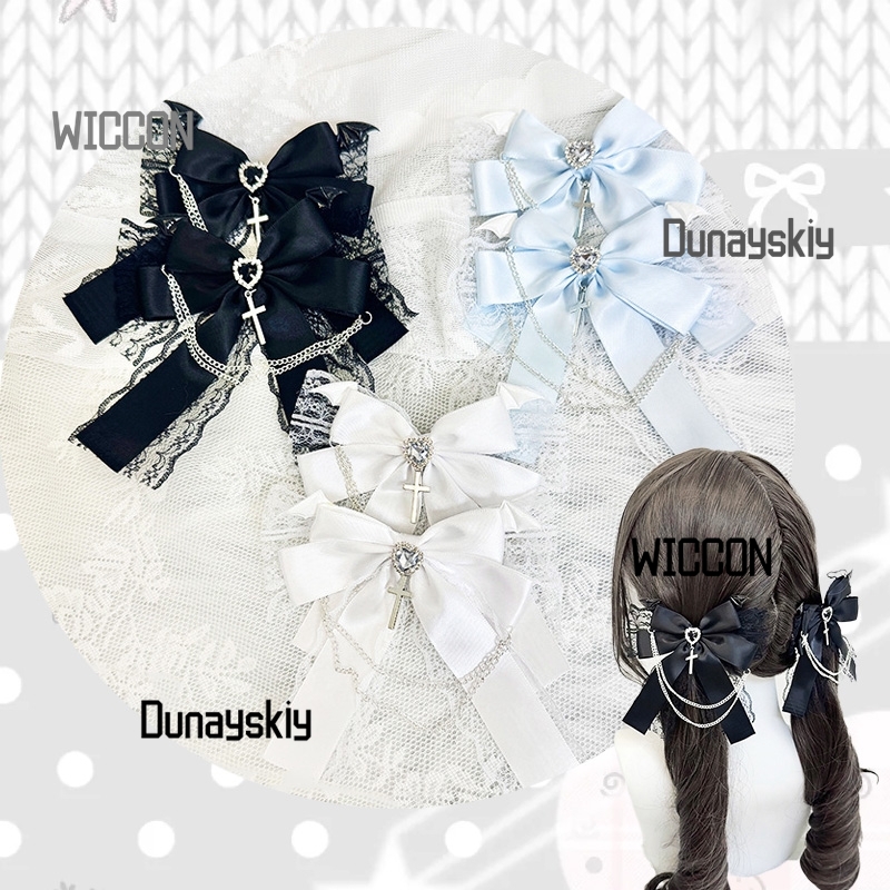 Cosplay Prop Bow - Jirai Kei Bow Production Лолита Кружева