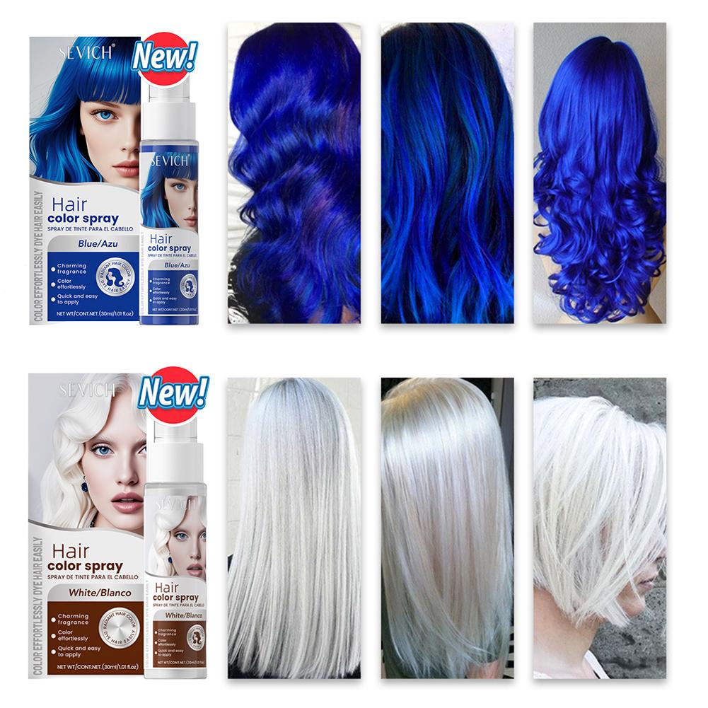Hair Spray Color - 8-цветный спрей для волос, одноразовая краска