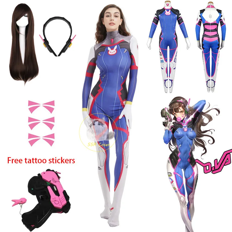 Dva Cosplay Prop - Костюм для косплея Dva, боди Zenti,