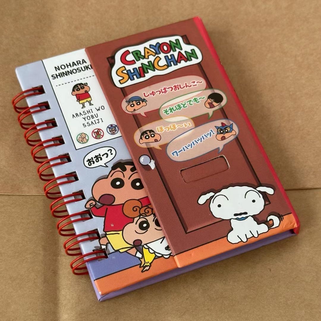 Magnetic Clasp Cosplay - Магнитный блокнот Crayon Shin-chan, спиральный блокнот