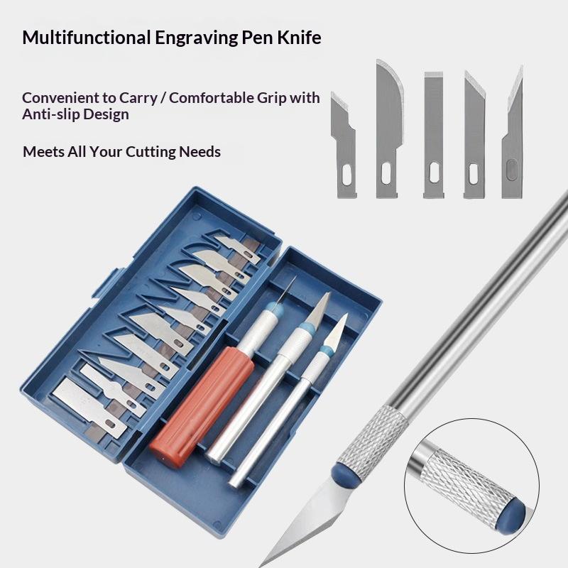 Craft Knife Set - Набор из 13 многофункциональных гравировальных ножей