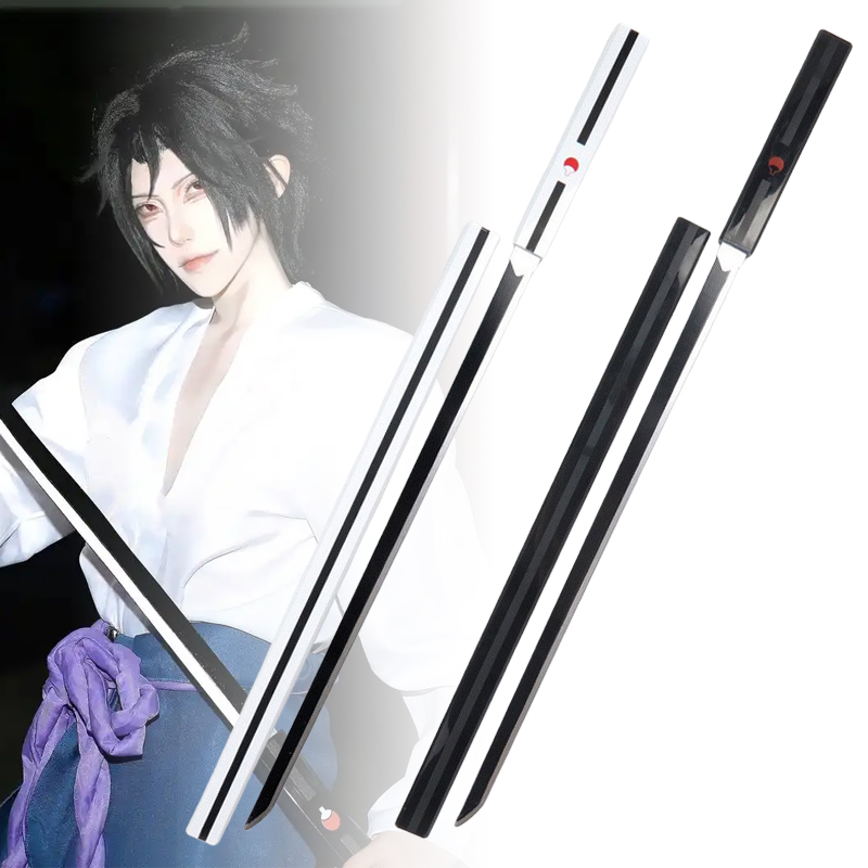 Cosplay Prop Katana - 40 дюймов Учиха Саске Катана Деревянный