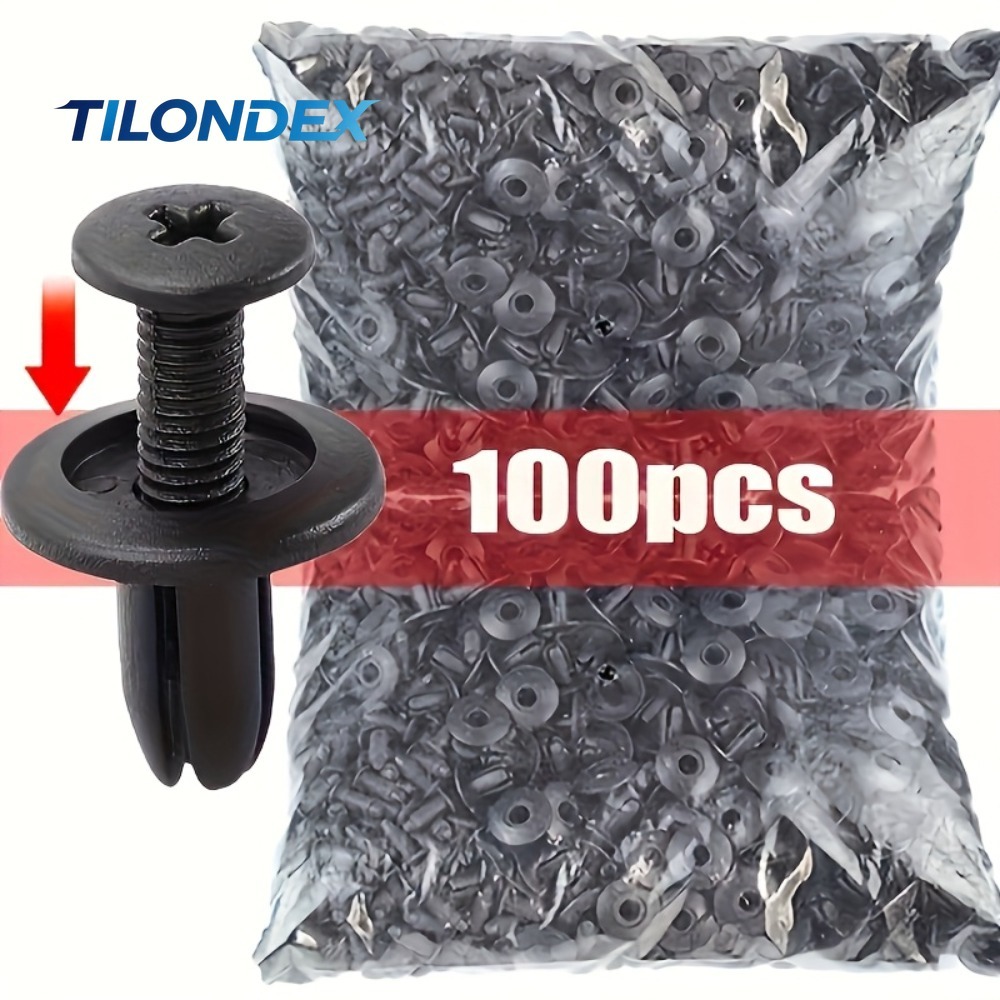 Snap Fastener Set - TILONDEX Набор автомобильных крепежных клипс (100