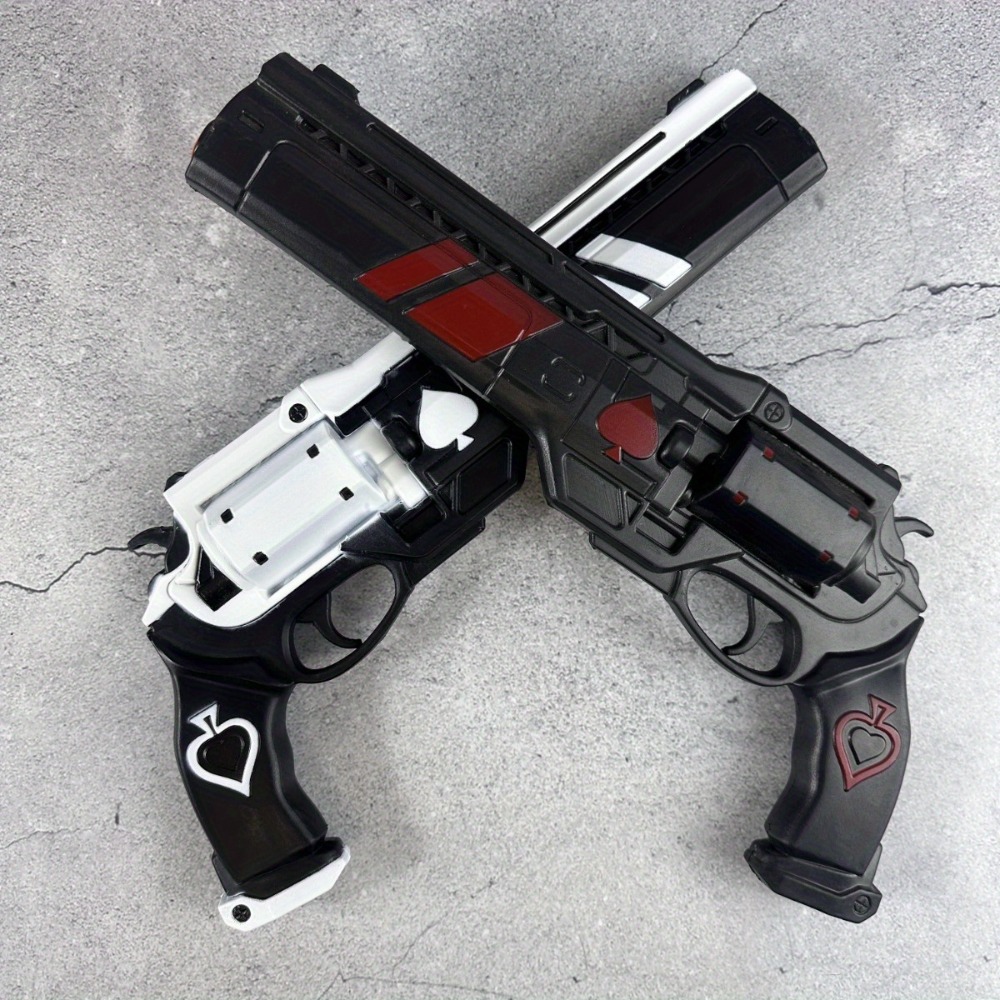 Dva Cosplay Prop - 15-дюймовый пистолет из искусственной кожи, пистолет-пик,