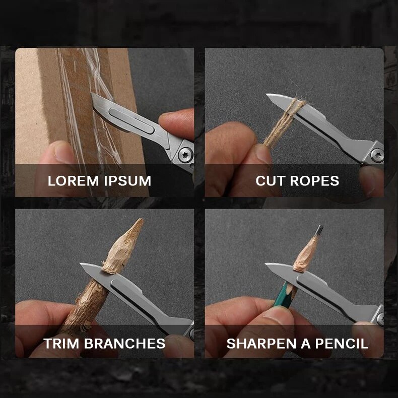 Складной нож Карманный нож из  – обзор и цена Craft Knife Set