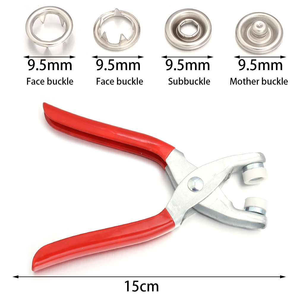50 наборов металлических кнопо – обзор и цена Snap Fastener Set