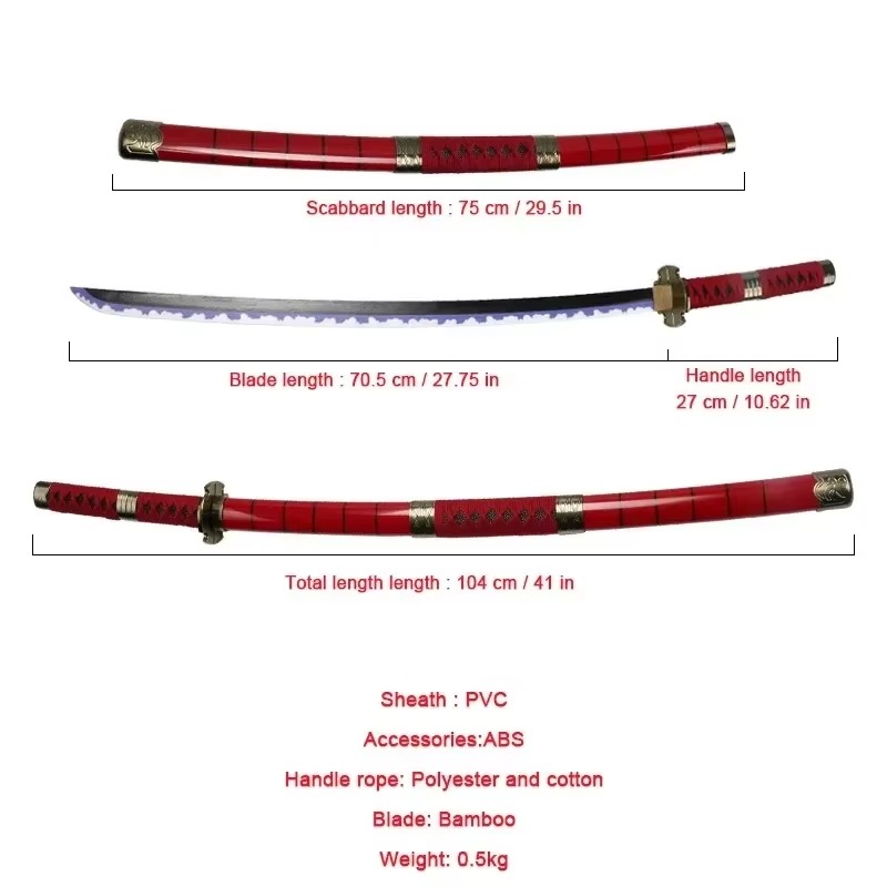 40incn Roronoa Zoro Katana Nin – обзор и цена Cosplay Prop Katana