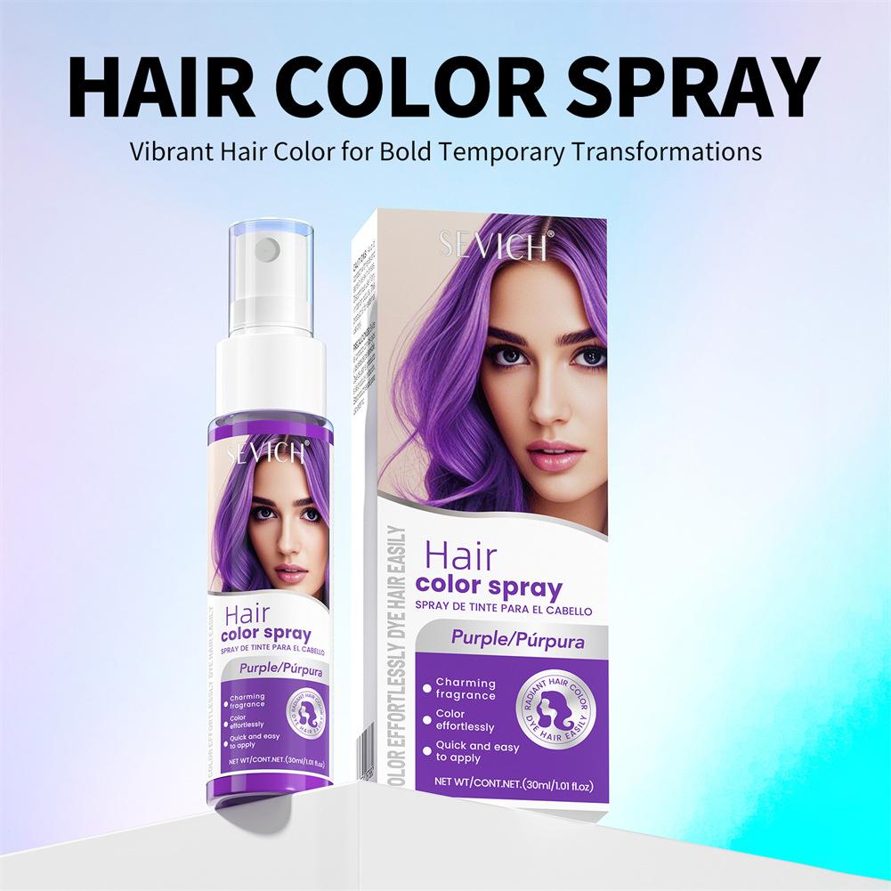 Временный спрей для окрашивани – обзор и цена Hair Spray Color