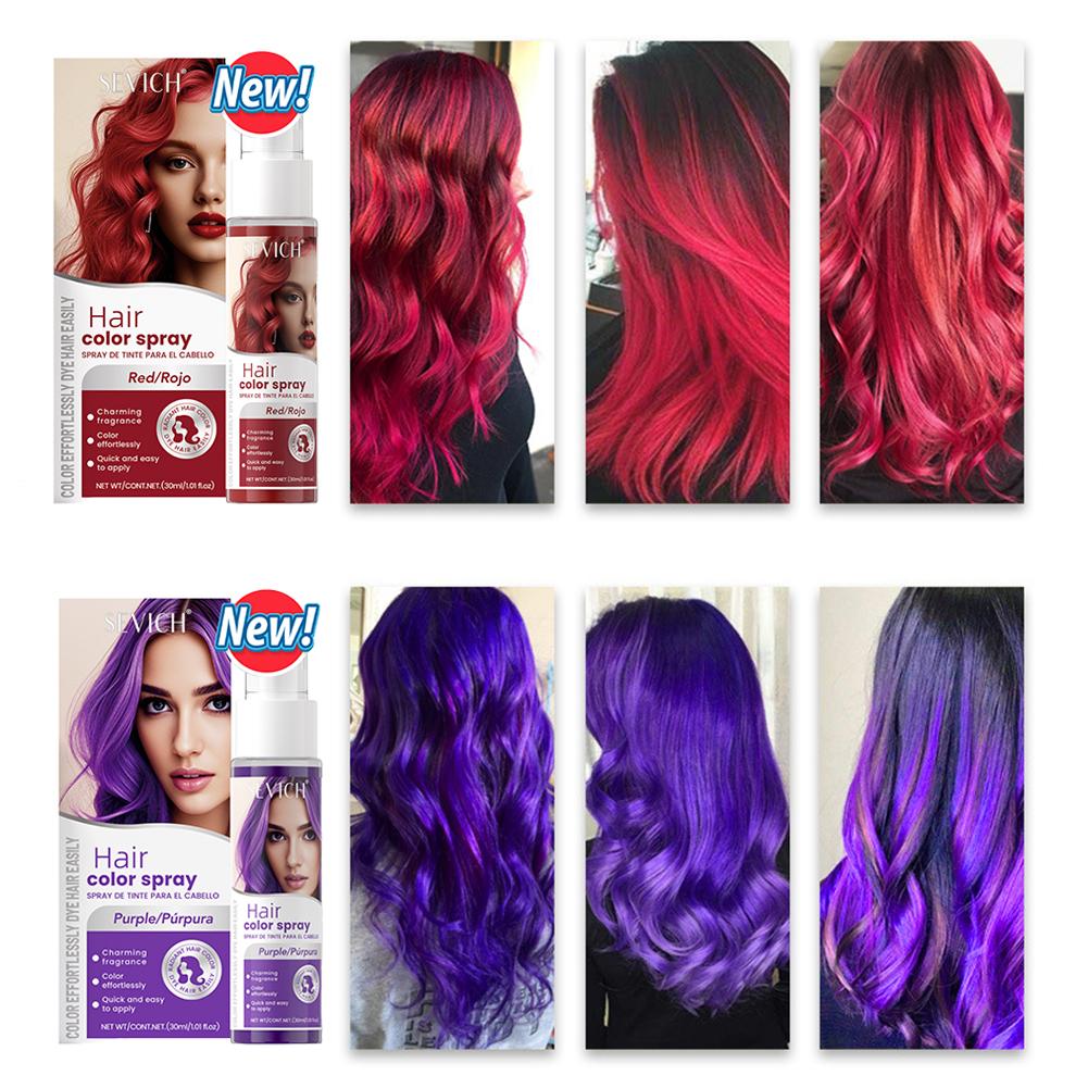 8-цветный спрей для волос, одн – обзор и цена Hair Spray Color