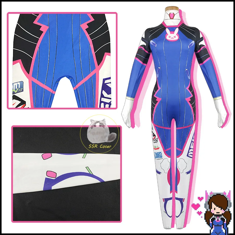 Костюм для косплея Dva, боди Z – обзор и цена Dva Cosplay Prop