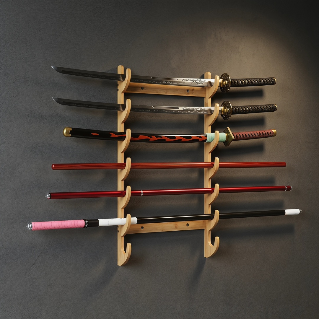 8-уровневая настенная полка-де – обзор и цена Cosplay Prop Katana