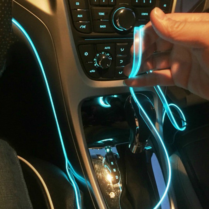 5 м Автомобильная интерьерная  – обзор и цена Led El Wire