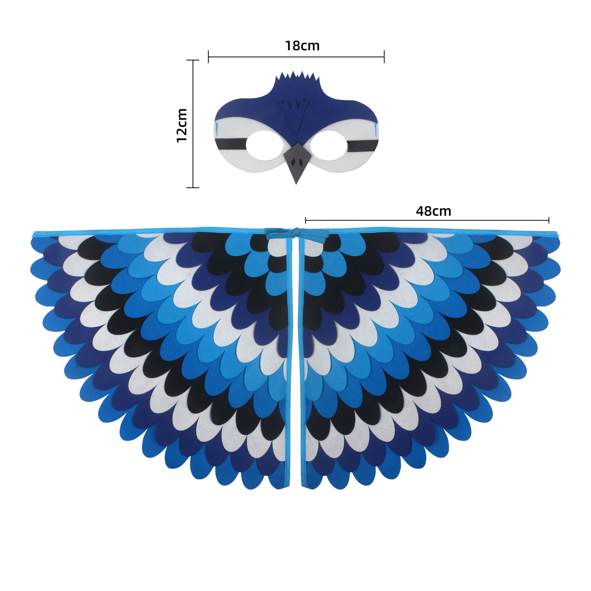 Милый костюм с крыльями совы,  – обзор и цена Free Cosplay Prop Patterns