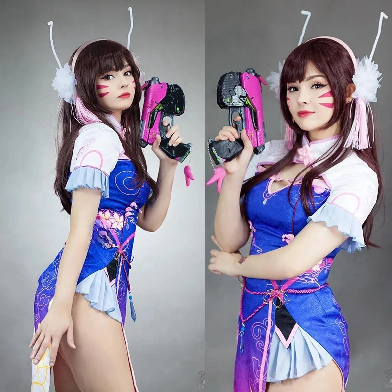Парик для косплея из игры ROLE – обзор и цена Dva Cosplay Prop