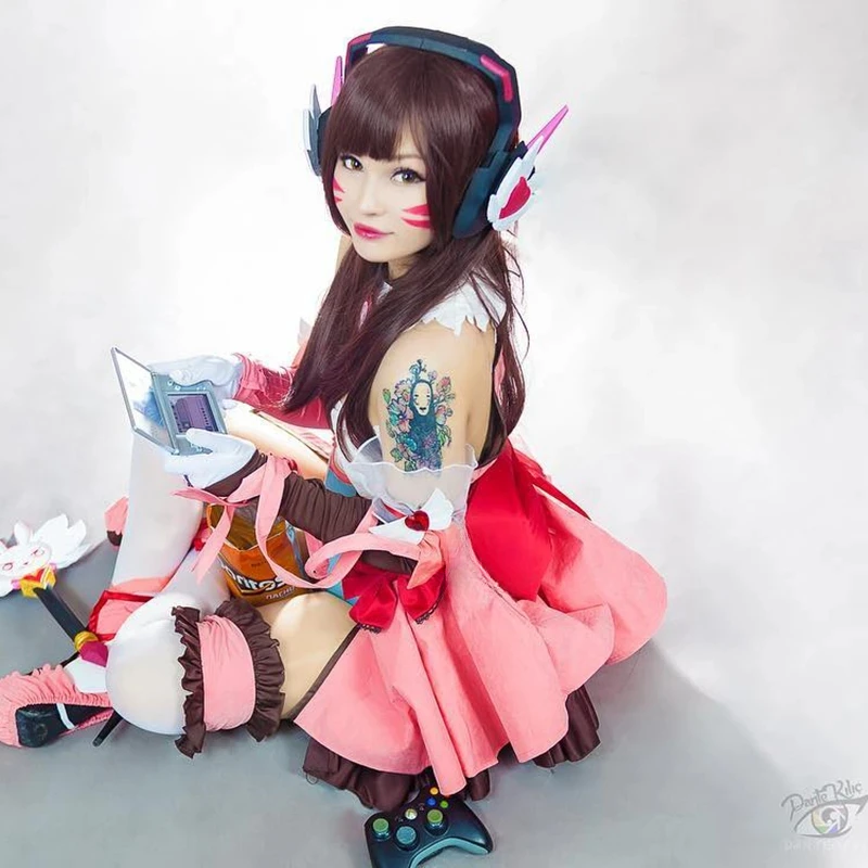 Парик для косплея из игры ROLE – обзор и цена Dva Cosplay Prop